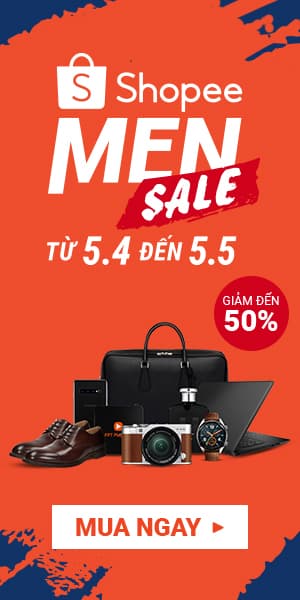 SHOPEE MEN SALE - GIẢM ĐẾN 50%
 Shopee Việt Nam